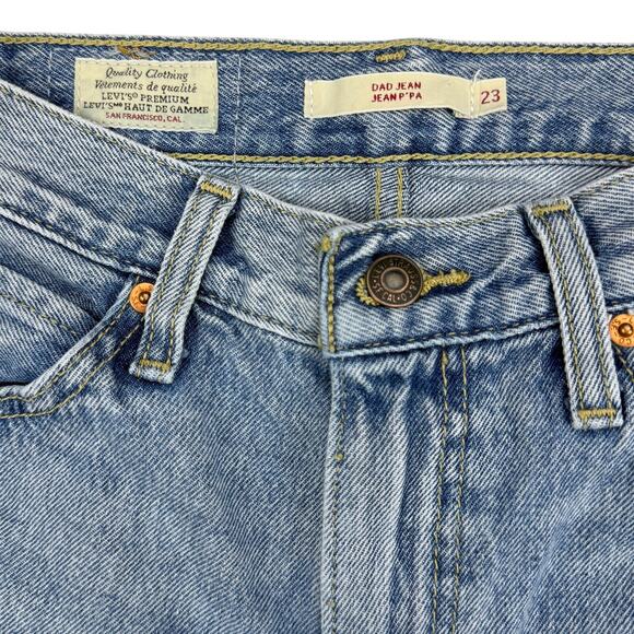LEVI'S Premium Dad Straight Jeans Size 23 Far And Wide - Picture 4 of 8